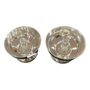 925 Sterling Silver Hallmarked Designer Diya Pair -
