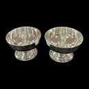 925 Sterling Silver Hallmarked Designer Diya Pair -
