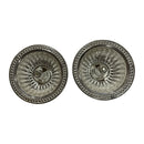 925 Sterling Silver Hallmarked Designer Diya Pair -