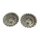 925 Sterling Silver Hallmarked Designer Diya Pair -