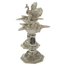 925 Sterling Silver Hallmarked 30ml Capacity Peacock Deepak (Diya) Pair