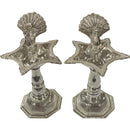 925 Sterling Silver Hallmarked 30ml Capacity Peacock Deepak (Diya) Pair