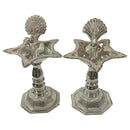 925 Sterling Silver Hallmarked 120ml Capacity Peacock Deepak (Diya) Pair