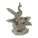 925 Sterling Silver Short Peacock Diya