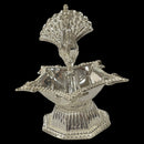 925 Sterling Silver Short Peacock Diya