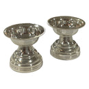 925 Sterling Silver 5ml Capacity Small Round Diya (Kundulu / Vilakku) Pair