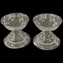 925 Sterling Silver 40ml Capacity Round  Diya (Kundulu / Vilakku) Pair