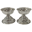 925 Sterling Silver 40ml Capacity Round  Diya (Kundulu / Vilakku) Pair