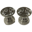 925 Sterling Silver 5ml Capacity Small Round Diya (Kundulu / Vilakku) Pair