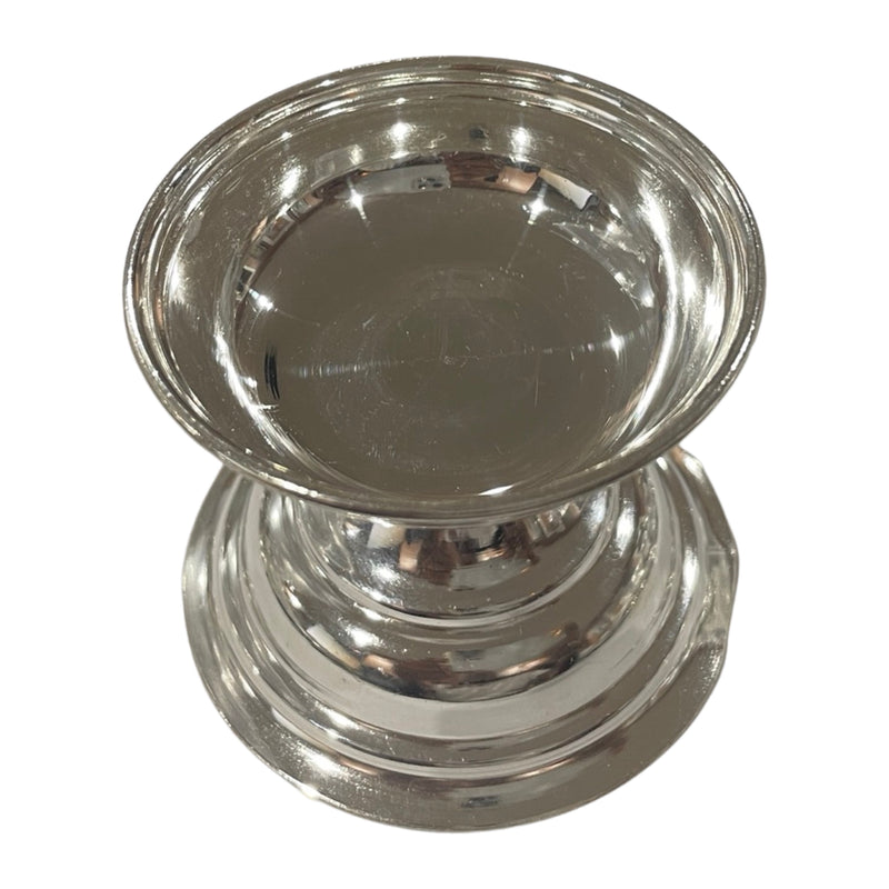 925 Sterling Silver Hallmarked Round Deepak (Diya)