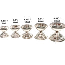 925 Sterling Silver Hallmarked Round Deepak (Diya)