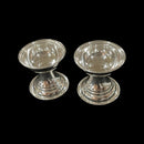 925 Sterling Silver 15ml Capacity Round  Diya (Kundulu / Vilakku) Pair