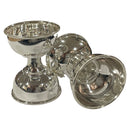 925 Sterling Silver Hallmarked 20ml Capacity Akhand Deepak (Diya) Pair