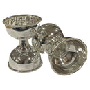 925 Sterling Silver Hallmarked 30ml Capacity Akhand Deepak (Diya) Pair