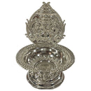 925 Sterling Silver Hallmarked Handcrafted Ganesha Deepak (Diya)