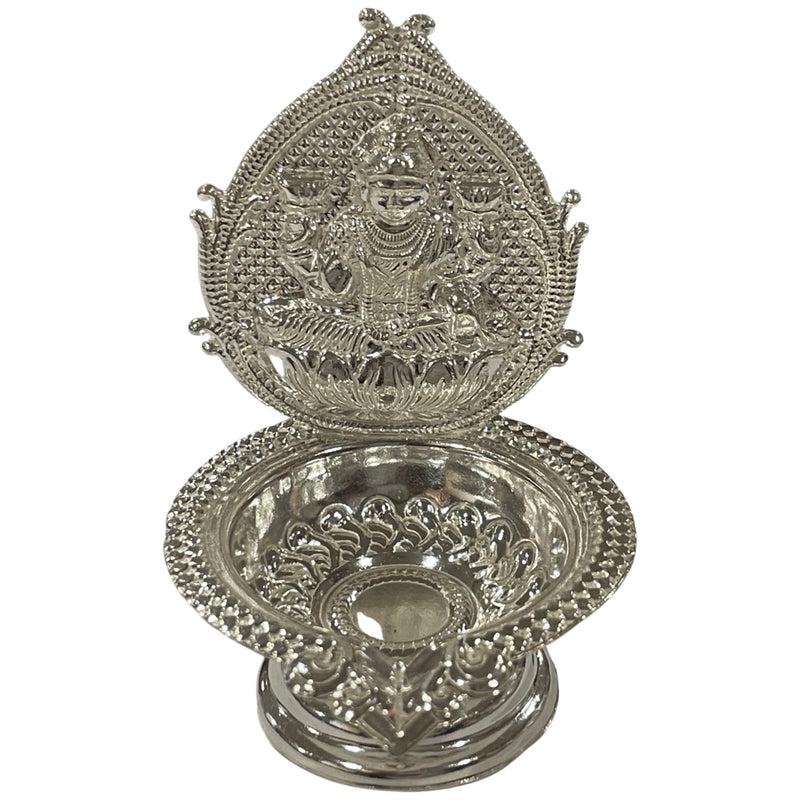 925 Sterling Silver Hallmarked Handcrafted Lakshmi / Kamakshi Deepak (Diya)