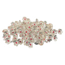 750 Silver Religious Small Flower (Set of 108 Flowers) Set - Style