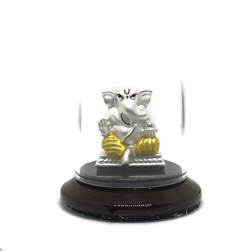 999 Pure Silver Ganesha / Ganpati idol / Statue / Murti (Figurine