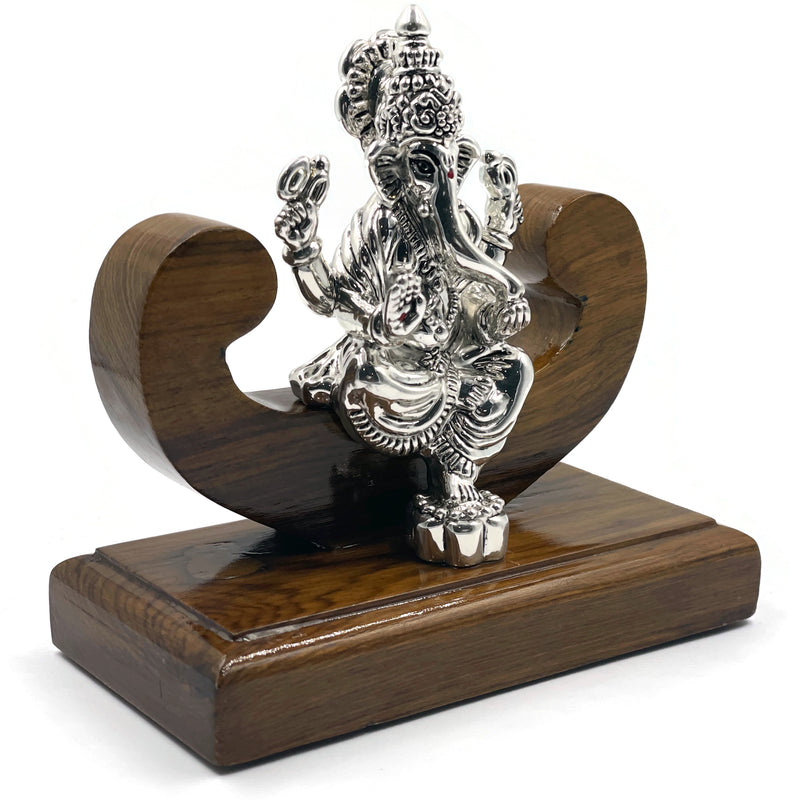 999 Pure Silver Ganesha idol / Statue / Murti (Figurine
