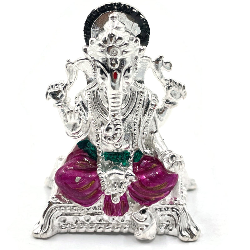 925 Sterling Silver Solid Ganesh idol (Figurine