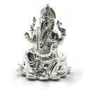 925 Sterling Silver Solid Ganesh idol (Figurine