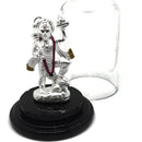 999 Pure Silver Lord Hanuman 2.0-inch Tall Idol / Statue / Murthi (Figurine
