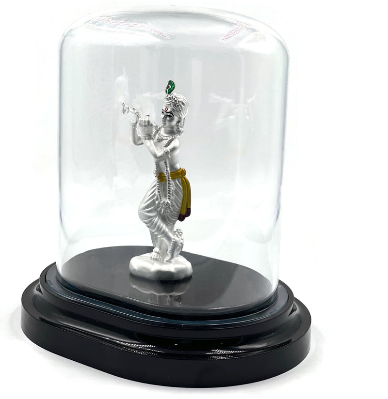 999 Pure Silver Krishna idol / Statue / Murti (Figurine