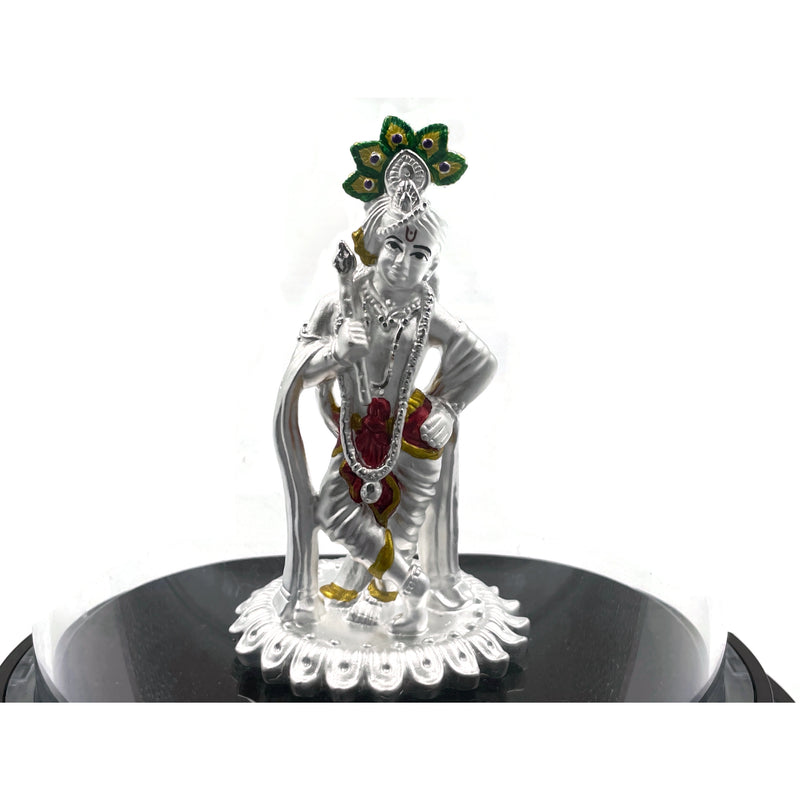 999 Pure Silver Krishna Idol/Statue / Murti (Figurine