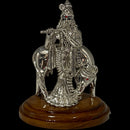 999 Pure Silver Krishna with Cow Idol / Statue / Murti (Figurine