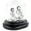 999 Pure Silver Ganesh & Lakshmi / Laxmi Idol / Statue / Murti (Figurine