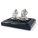 999 Pure Silver Ganesh & Lakshmi/Laxmi idol/Statue / Murti (Figurine