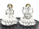 999 Pure Silver Ganesh & Lakshmi/Laxmi idol/Statue / Murti (Figurine