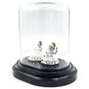 999 Pure Silver Ganesh & Lakshmi/Laxmi idol/Statue / Murti (Figurine