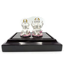 999 Pure Silver Ganesh & Lakshmi / Laxmi idol / Statue / Murti (Figurine