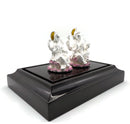 999 Pure Silver Ganesh & Lakshmi / Laxmi idol / Statue / Murti (Figurine