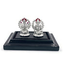 999 Pure Silver Ganesha Lakshmi / Laxmi idol / Statue / Murti (Figurine