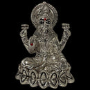 999 Pure Silver 2.5-inch Ganesh & Lakshmi / Laxmi Idol / Statue / Murti (Figurine