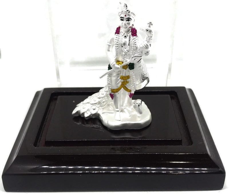 999 Pure Silver Lord Murugan / Karthik Idol / Statue / Murti (Figurine
