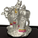 999 Pure Silver Radha Krishna idol / Statue / Murti (Figurine