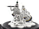 999 Pure Silver Radha Krishna idol / Statue / Murti (Figurine