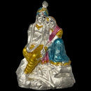 999 Pure Silver Radha Krishna idol / Statue / Murti (Figurine