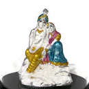 999 Pure Silver Radha Krishna idol / Statue / Murti (Figurine