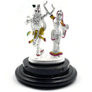 999 Pure Silver Radha Krishna idol / Statue / Murti (Figurine
