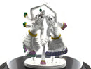 999 Pure Silver Radha Krishna idol / Statue / Murti (Figurine