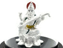 999 Pure Silver Matha Saraswati 2.5-Inch-Tall Statue / Murti (Figurine