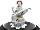 999 Pure Silver Matha Saraswati 2.5-Inch-Tall Statue / Murti (Figurine