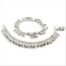 700 Silver Kids Traditional Bell Anklet - Style