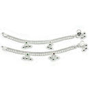 700 Silver Kids Traditional Meena Queen Anklet - Style