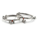 750 Silver Kids Round Anklet - Style