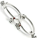 750 Silver Kids Round Anklet - Style